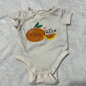Infant 0-3 month onesie.